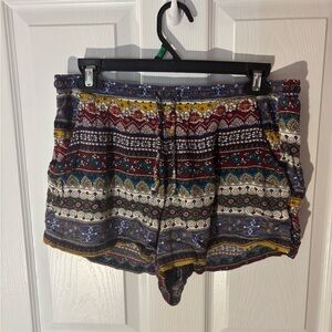American Eagle Outfitters Multicolor High Waist Shorts